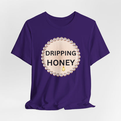 Dripping Honey Pearl-Framed Luxe Tee