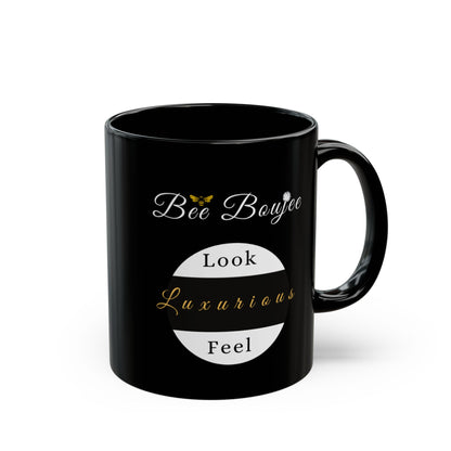 Halloween Just Plain Boujee BLACK Mug 11oz
