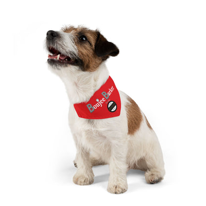 Boujee Barker Bandana RED - Pet Bandana SMALL