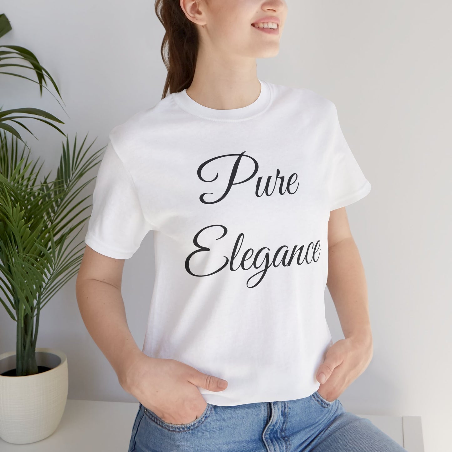 Pure Elegance Scripted Jersey Tee