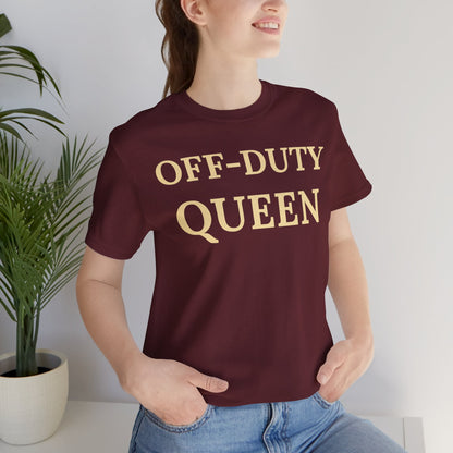 Off-Duty Queen - Luxe Statement Tee