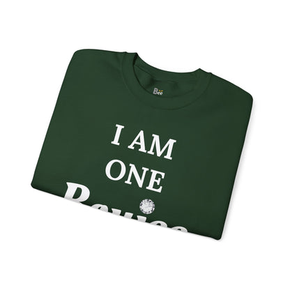 I Am One Boujee Bitch - Heavy Blend™ Dark Colors Crewneck Sweatshirt