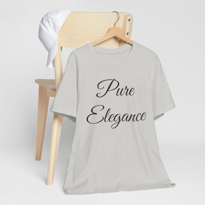 Pure Elegance Scripted Jersey Tee