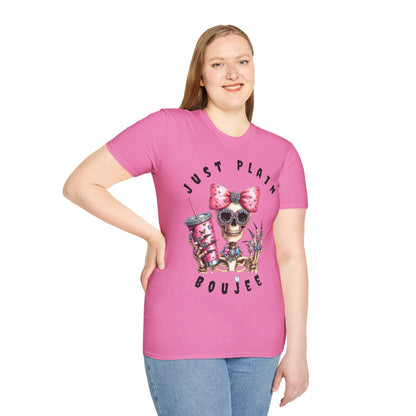 Halloween Just Plain Boujee - Softstyle T-Shirt
