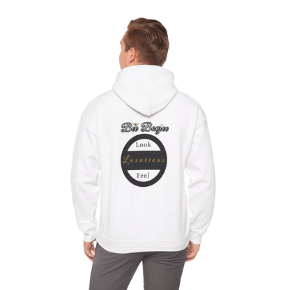 Halloween Booo in Boooujee Heavy Blend™ Hooded Sweatshirt - FAIR SKIN TONE