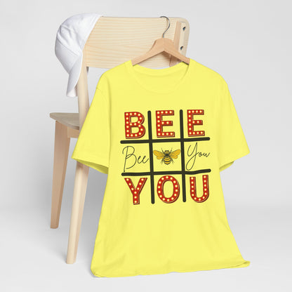 Bee You Marquee Tic-Tac-Toe Tee