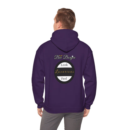 Halloween Booo in Boooujee Heavy Blend™ Hooded Sweatshirt - FAIR SKIN TONE