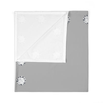 Boujee Baby - Swaddle Blanket LIGHT GREY