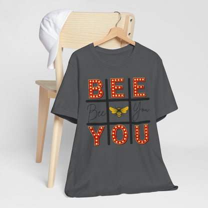 Bee You Marquee Tic-Tac-Toe Tee