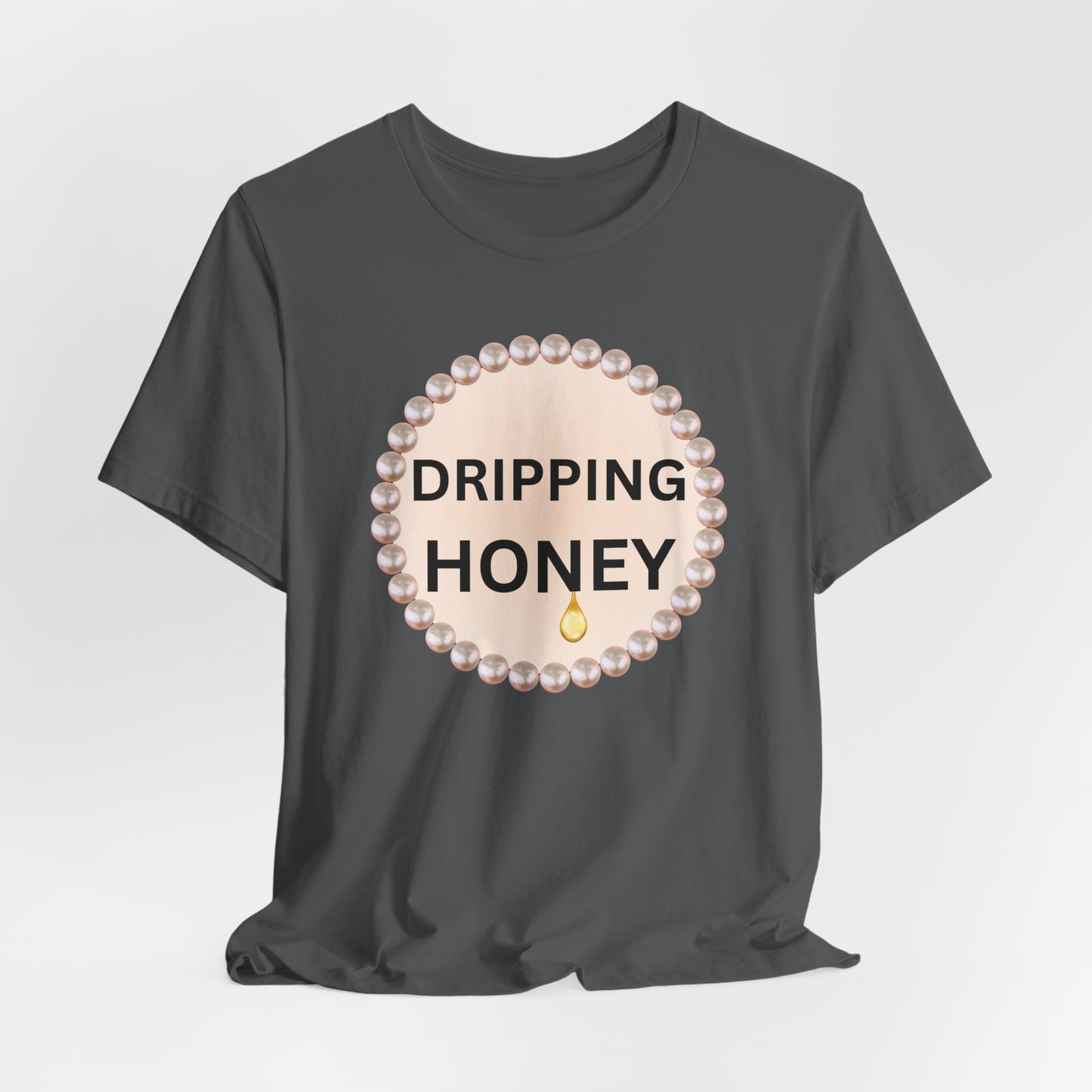 Dripping Honey Pearl-Framed Luxe Tee