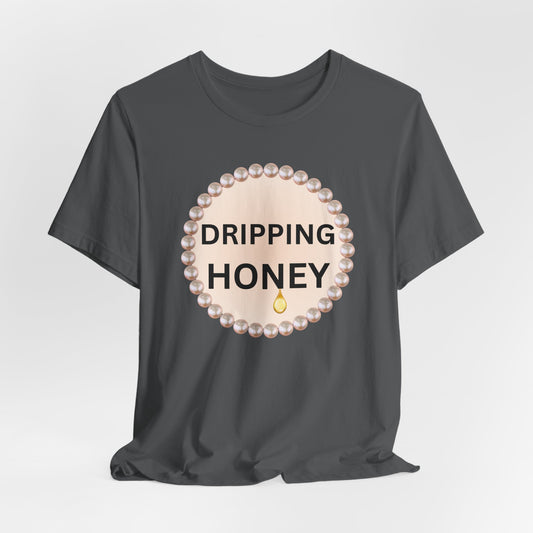 Dripping Honey Pearl-Framed Luxe Tee