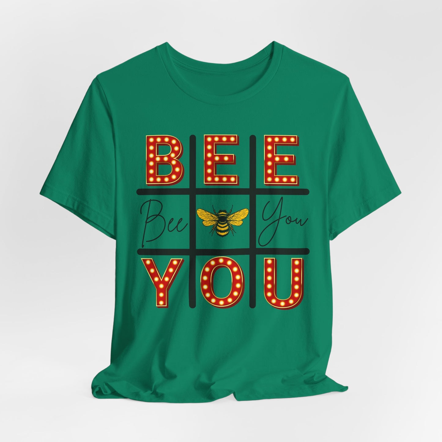 Bee You Marquee Tic-Tac-Toe Tee