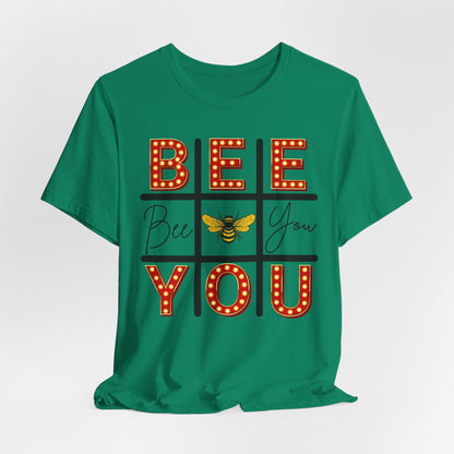 Bee You Marquee Tic-Tac-Toe Tee