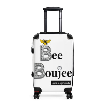 Bee Boujee Luggage - WHITE