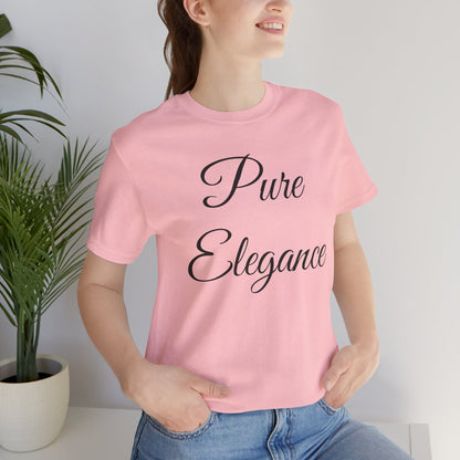 Pure Elegance Scripted Jersey Tee