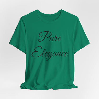 Pure Elegance Scripted Jersey Tee