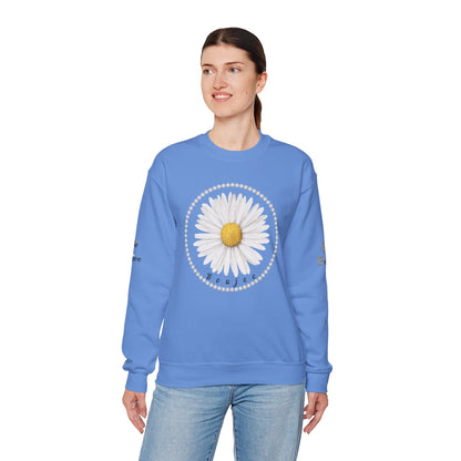 Boujee Daisy - Heavy Blend™ Light Colors Crewneck Sweatshirt