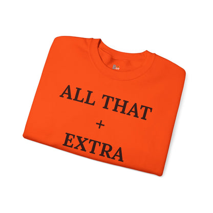 All That + Extra = Boujee - Heavy Blend™ Light Colors Crewneck Sweatshirt
