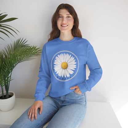 Boujee Daisy - Heavy Blend™ Light Colors Crewneck Sweatshirt