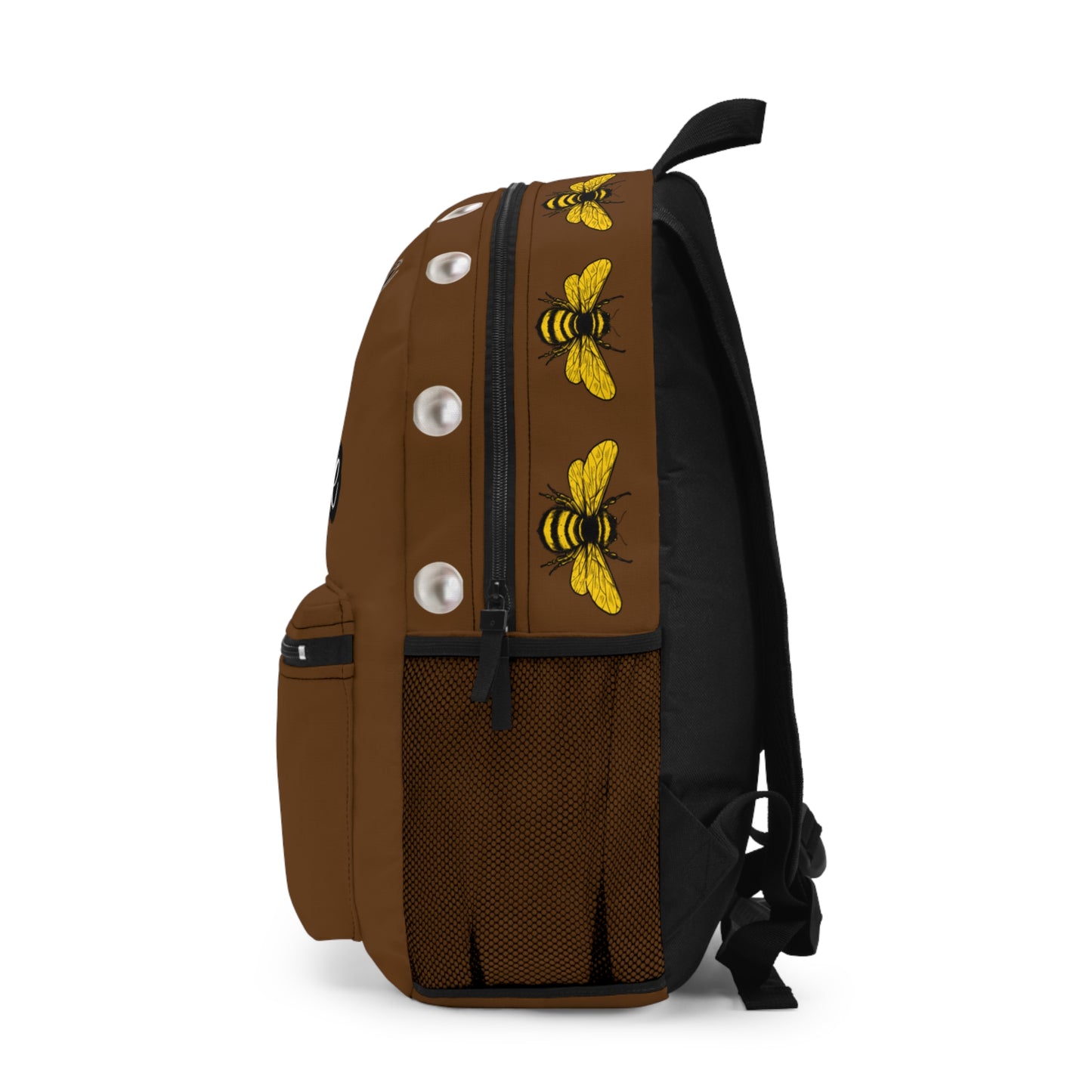 Feeling Boujee PEARLS - Backpack BROWN