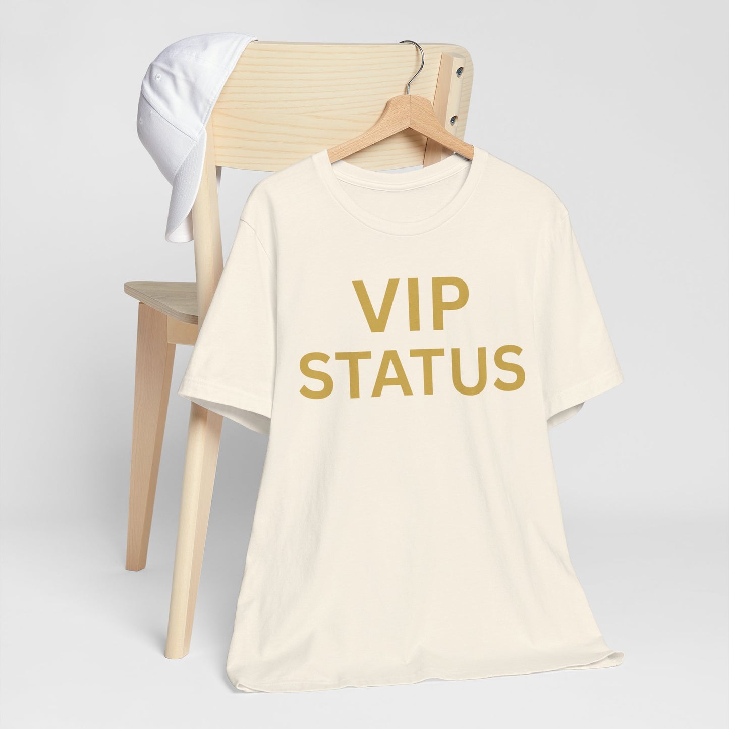 VIP STATUS Tee — Luxe Minimalist Statement
