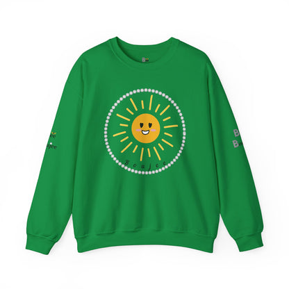 Boujee Golden Sunshine - Heavy Blend™ Light Colors Crewneck Sweatshirt