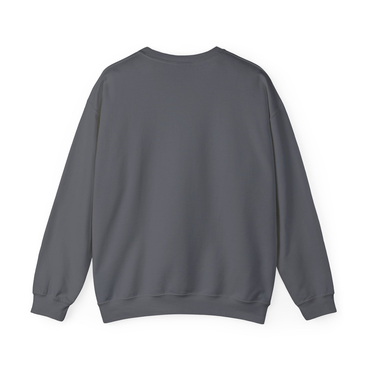 Bee Boujee - Boujee Smiley Face Turquoise in Pearls Heavy Blend™ Dark Colors Crewneck Sweatshirt