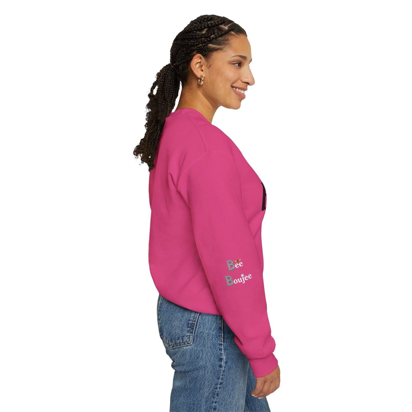 "Beeing" Boujee Ain't Easy- Heavy Blend™ Light Colors Crewneck Sweatshirt