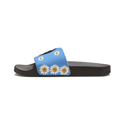 Bee Boujee - LIGHT BLUE Flowers Women's Removable-Strap Sandals
