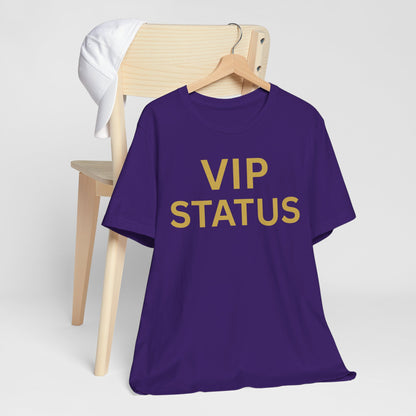 VIP STATUS Tee — Luxe Minimalist Statement