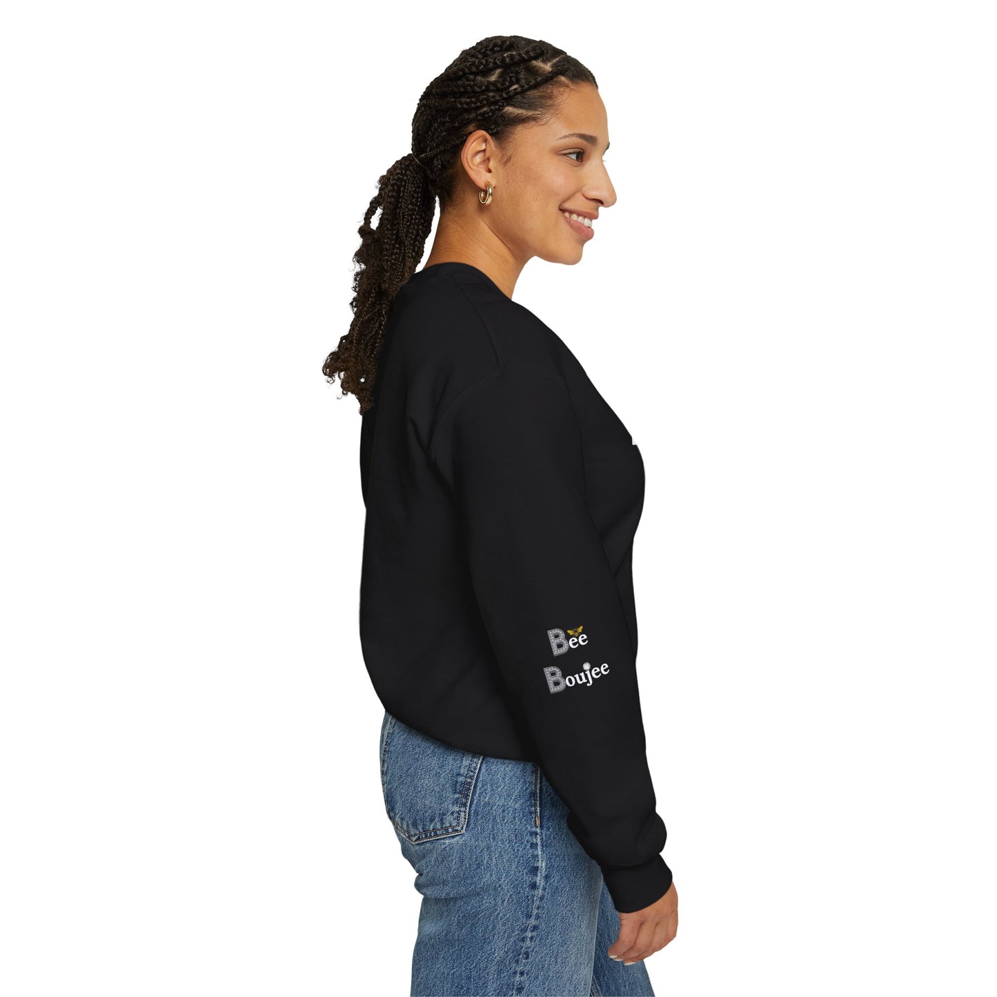 Boujee Looks Good On You - Heavy Blend™ Dark Colors Crewneck Sweatshirt