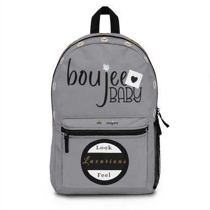 Boujee Baby PEARLS - Backpack GREY