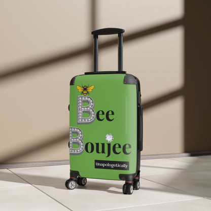 Bee Boujee Luggage - GREEN