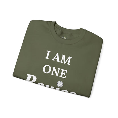 I Am One Boujee Bitch - Heavy Blend™ Dark Colors Crewneck Sweatshirt