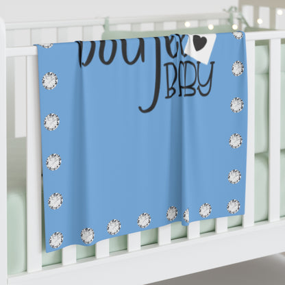 Boujee Baby - Swaddle Blanket BLUE