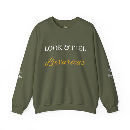 Look & Feel Luxurious - Heavy Blend™ Dark Colors Crewneck Sweatshirt