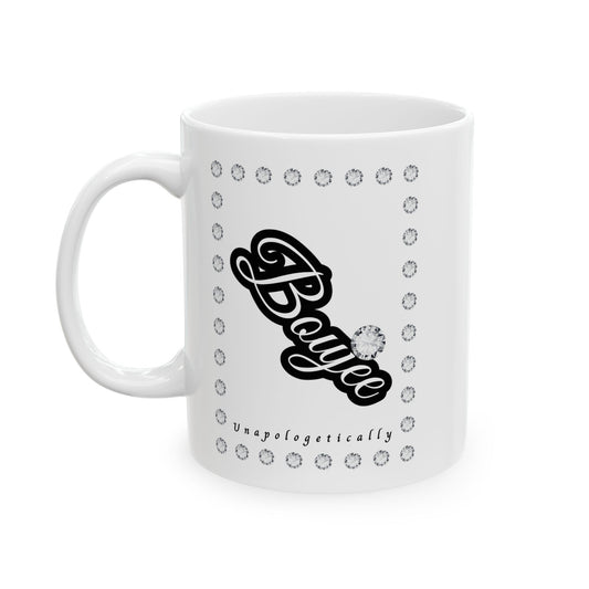 Boujee in Diamonds - Mug WHITE 11oz