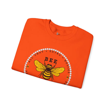 All That + Extra = Boujee - Heavy Blend™ Light Colors Crewneck Sweatshirt
