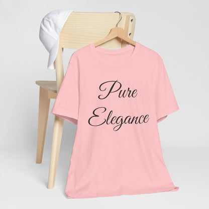 Pure Elegance Scripted Jersey Tee