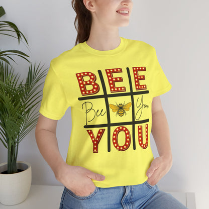 Bee You Marquee Tic-Tac-Toe Tee