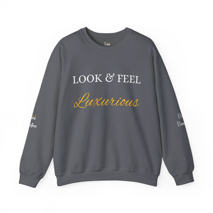 Look & Feel Luxurious - Heavy Blend™ Dark Colors Crewneck Sweatshirt