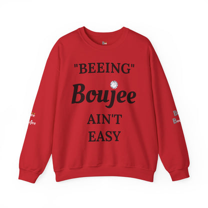 "Beeing" Boujee Ain't Easy- Heavy Blend™ Light Colors Crewneck Sweatshirt