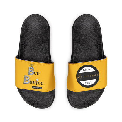 Bee Boujee - GOLD Women's Removable-Strap Sandals