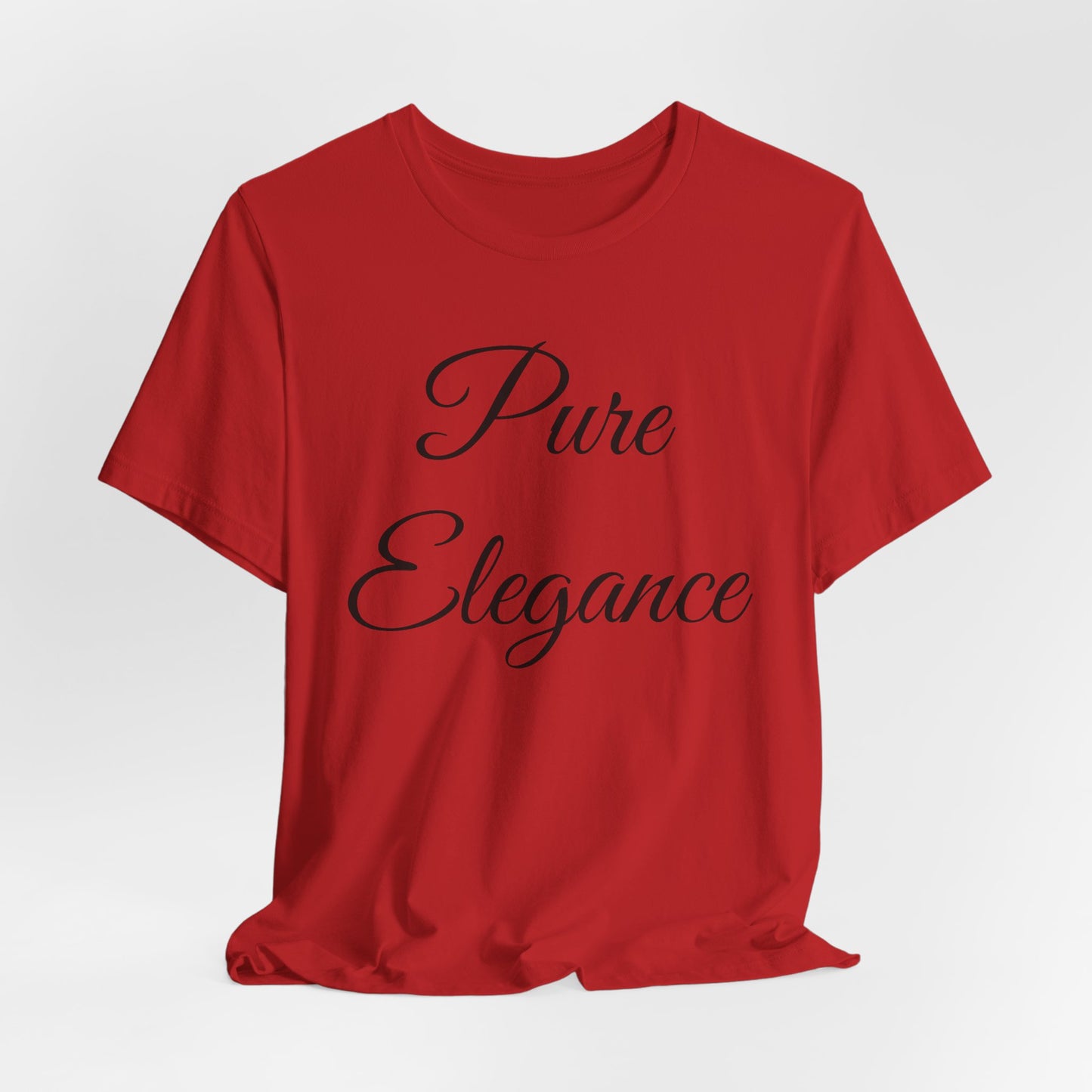 Pure Elegance Scripted Jersey Tee