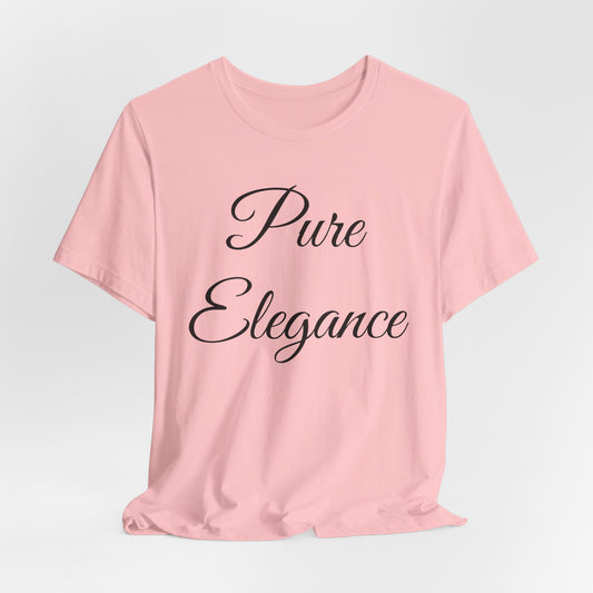 Pure Elegance Scripted Jersey Tee