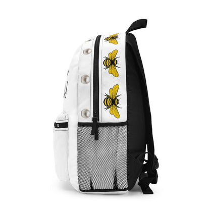 Boujee Baby PEARLS - Backpack WHITE