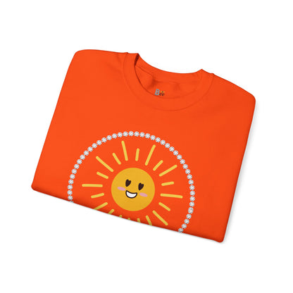 Boujee Golden Sunshine - Heavy Blend™ Light Colors Crewneck Sweatshirt