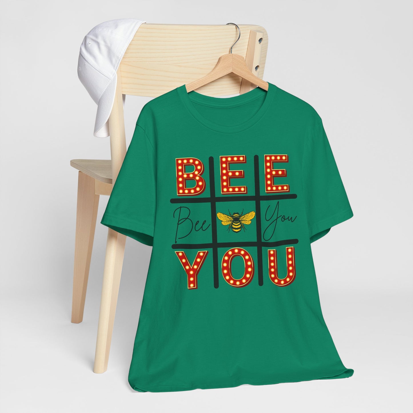 Bee You Marquee Tic-Tac-Toe Tee