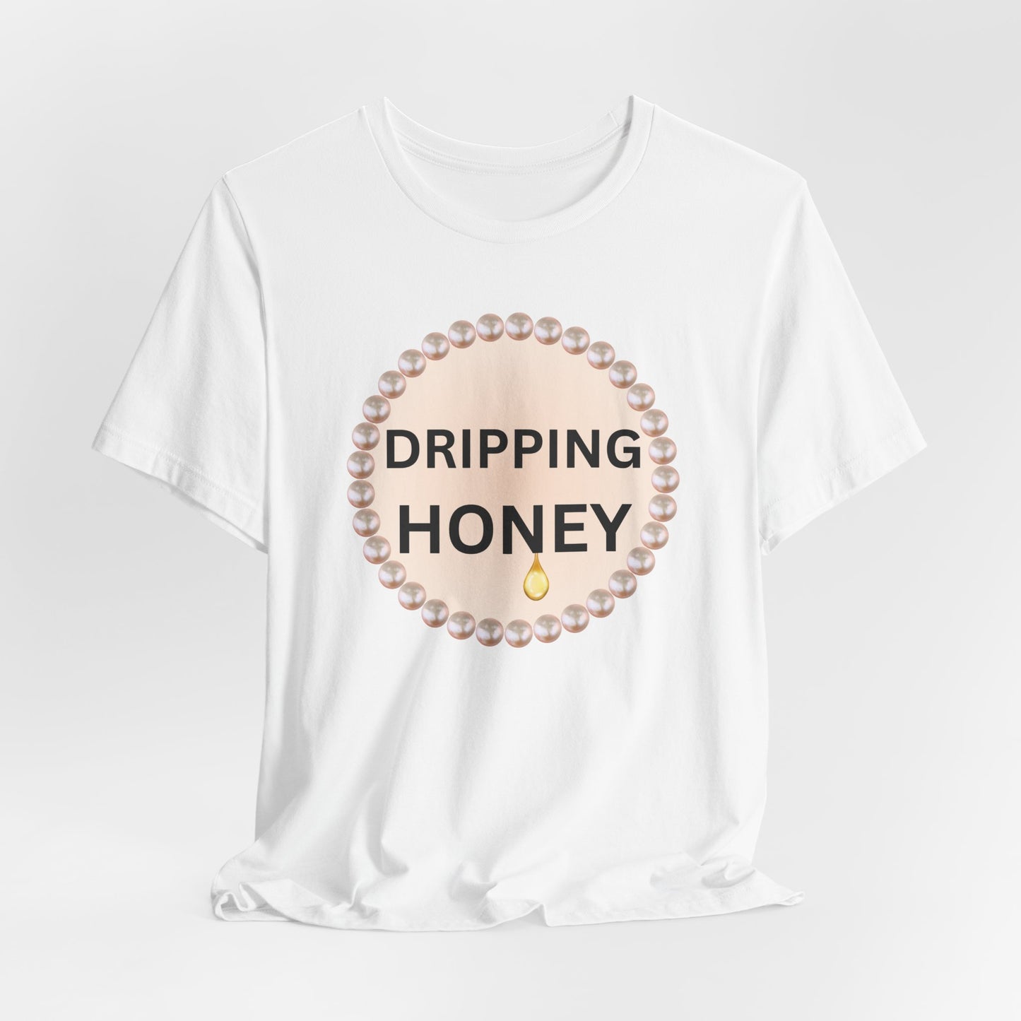 Dripping Honey Pearl-Framed Luxe Tee