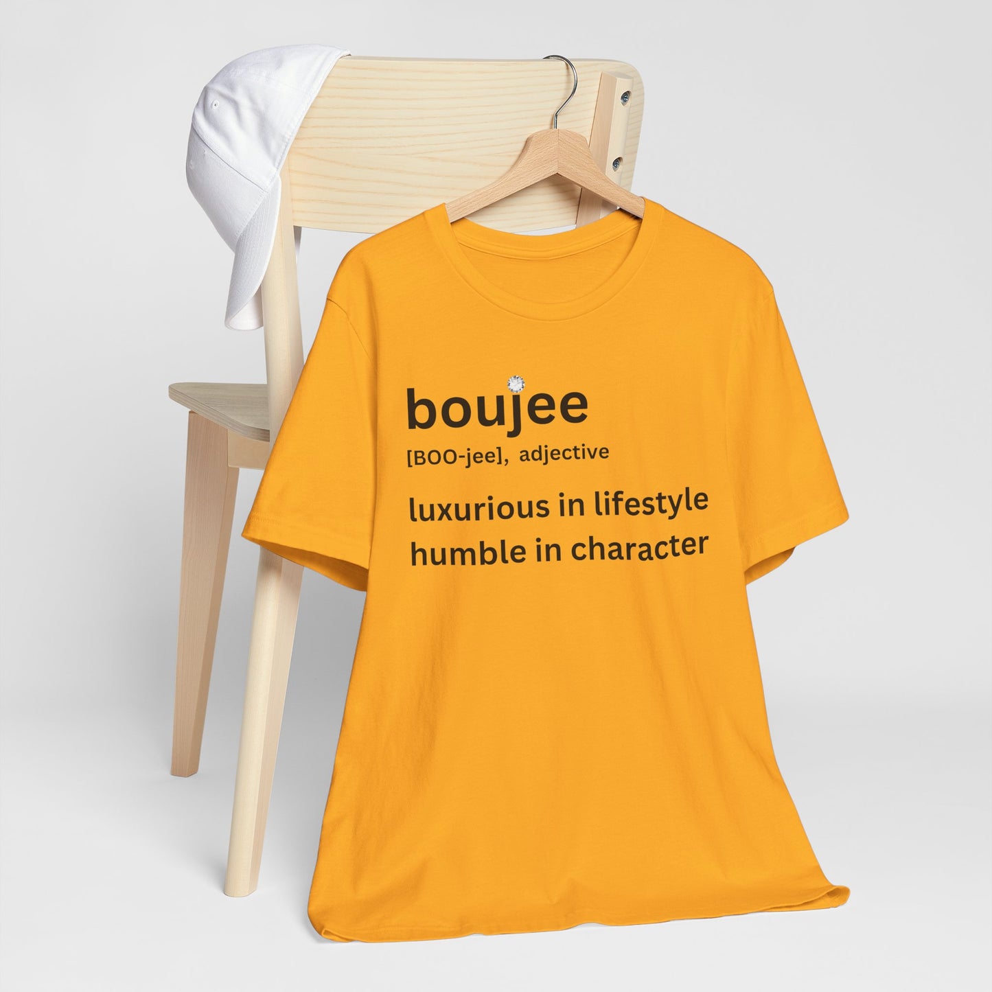 Boujee (adjective) Tee — Luxurious in Lifestyle, Humble in Character